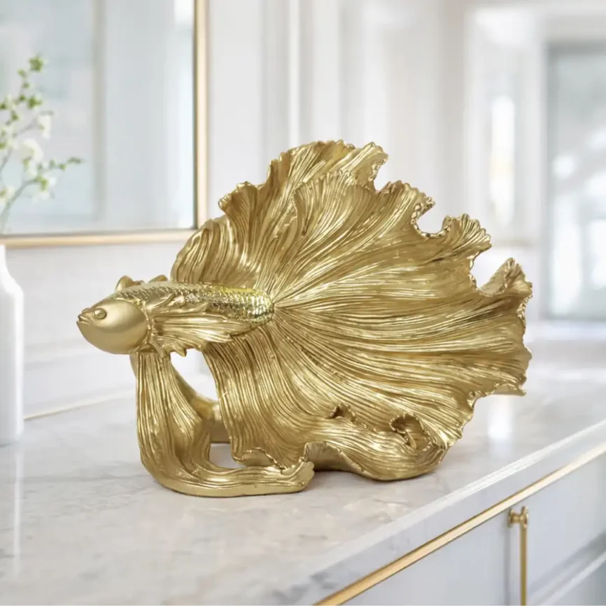 Aqua Majesty Sculpture | Luxury Fish Figurine
