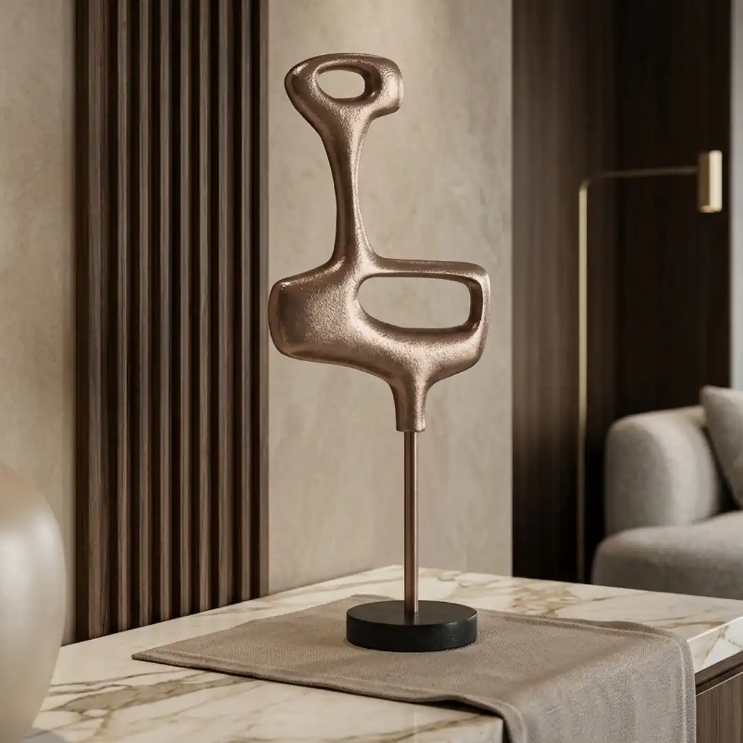 Celestial Flow Statue | Abstract Modern Sculpture - Image 2