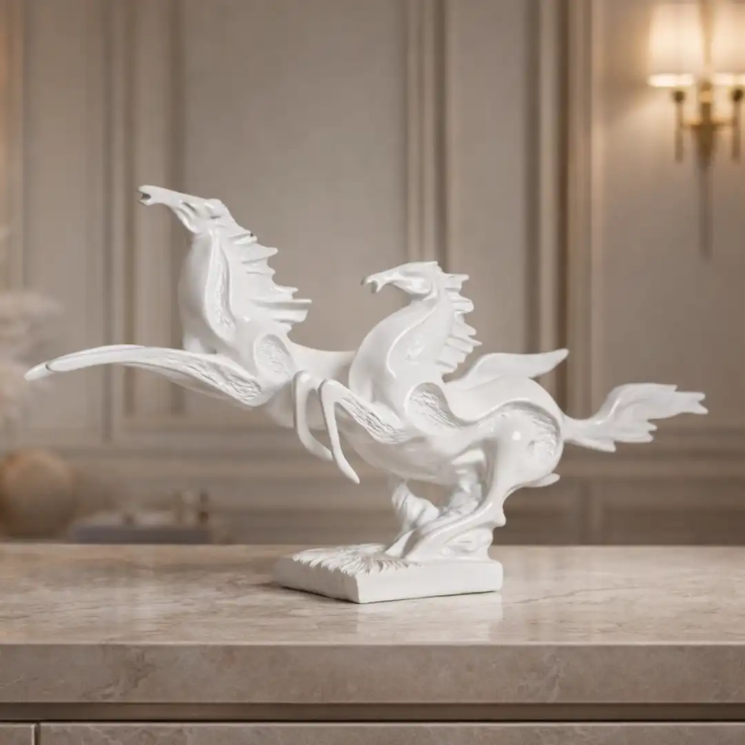 Soaring Harmony | Twin Horse Motion Sculpture - Image 2