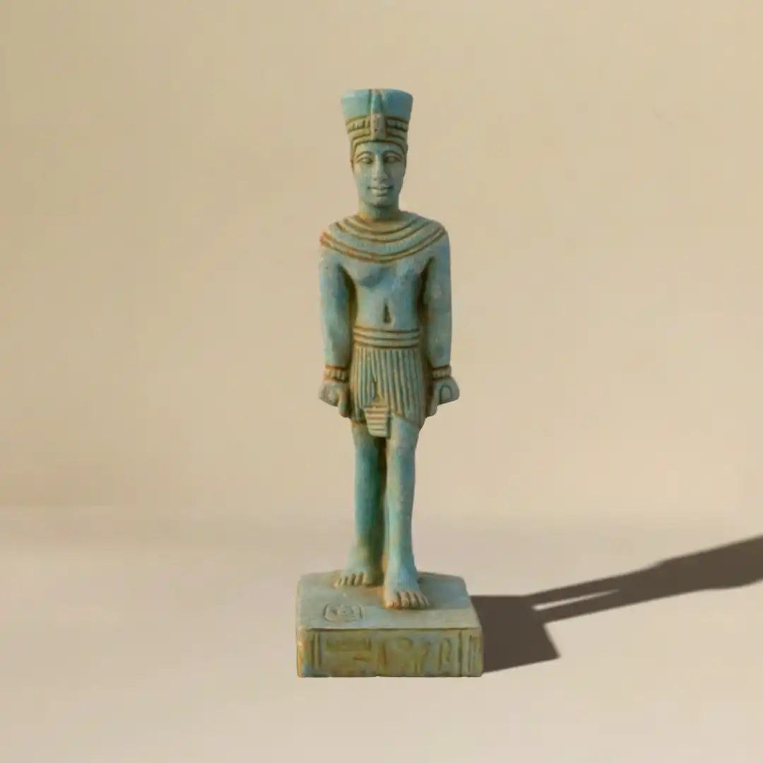 King Ramses Egyptian Stone Sculpture | Luxury Stone Décor - Image 3