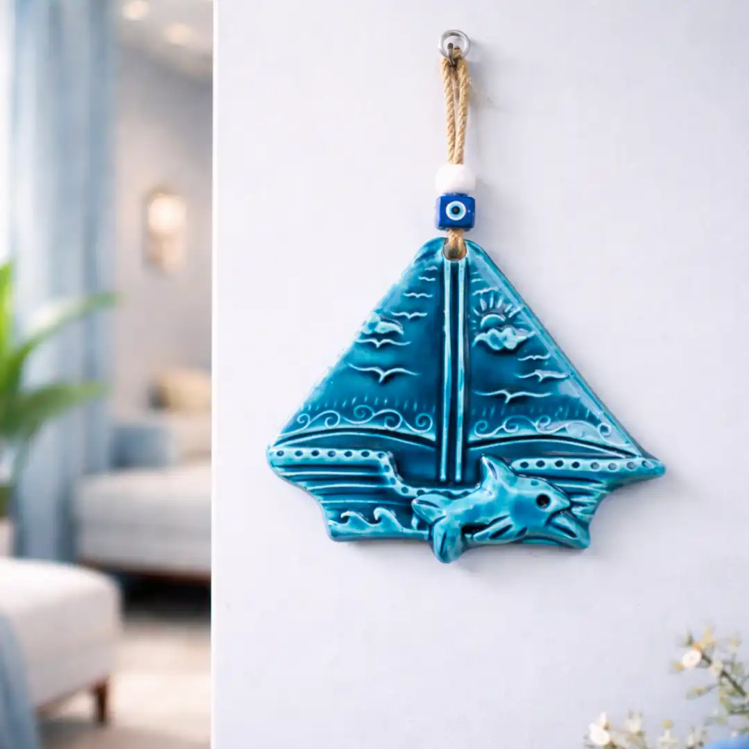 Sail of Protection Evil Eye Wall Art - Image 2