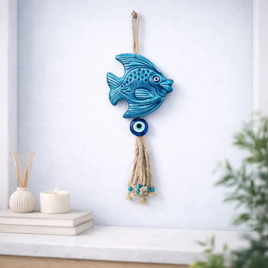 Evil Eye Fish Wall Hanging - Image 2