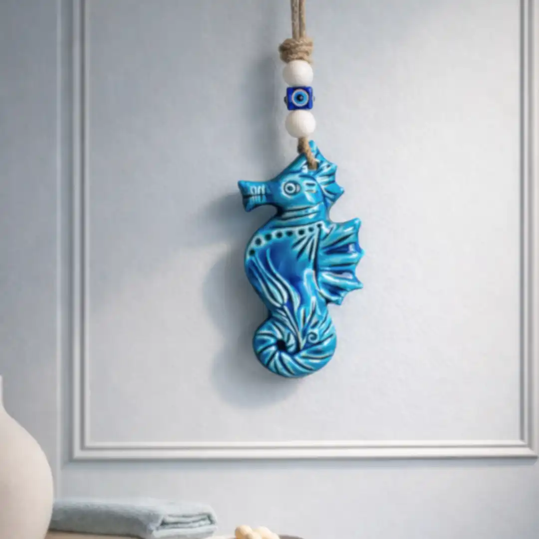 Evil Eye Seahorse Wall Art - Image 2