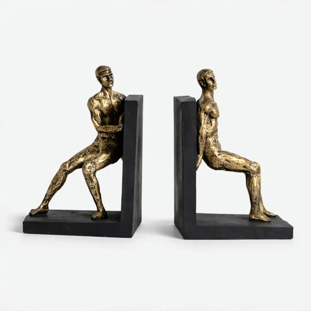 Guardians of Books | Artistic Bookend Sculptures - Image 4