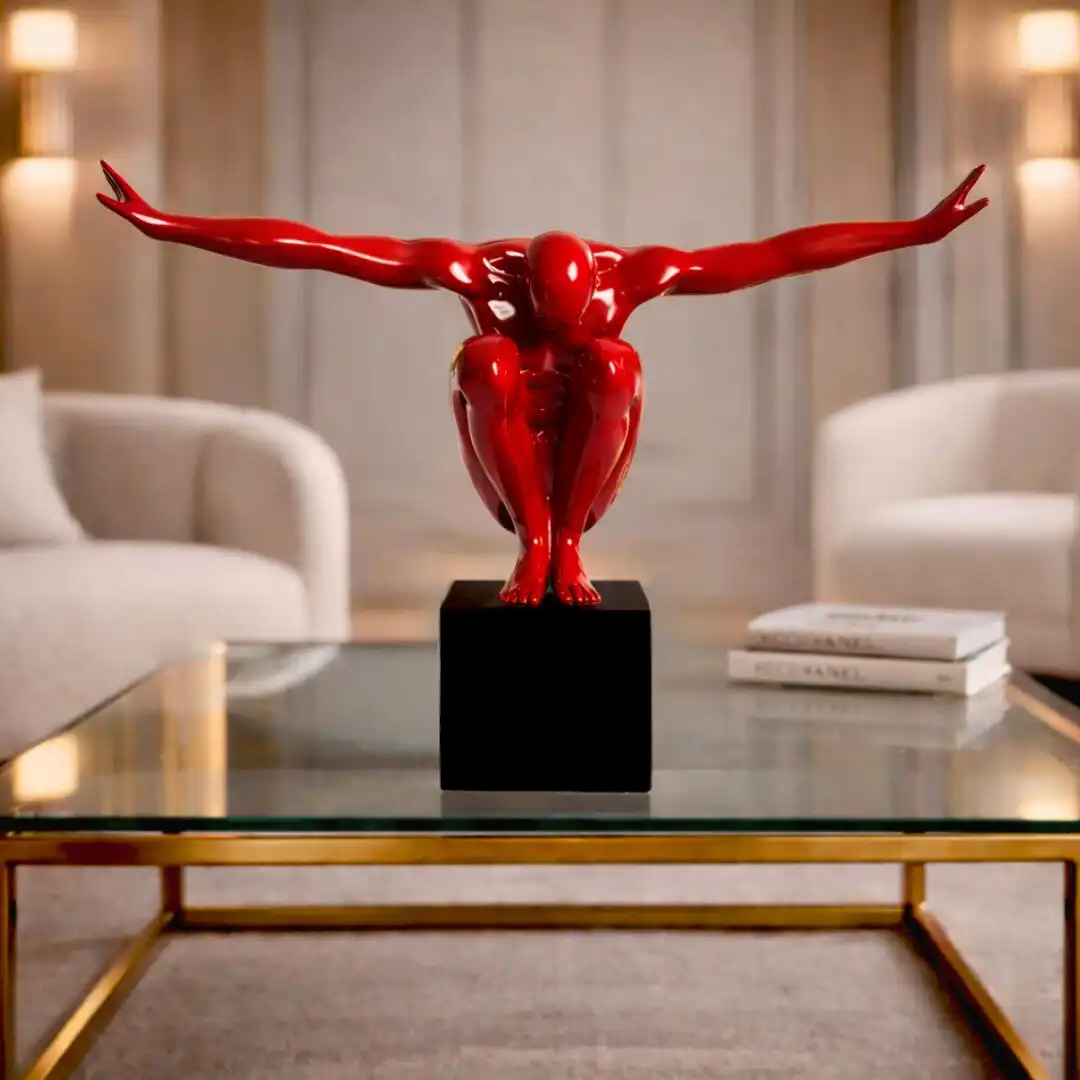 Majestic Rise Sculpture | Modern Human Form Art - Image 2