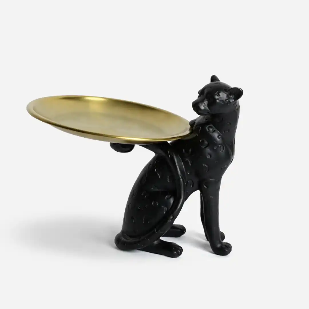 Prestige Leopard Tray | Luxury Animal Butler Tray - Image 2