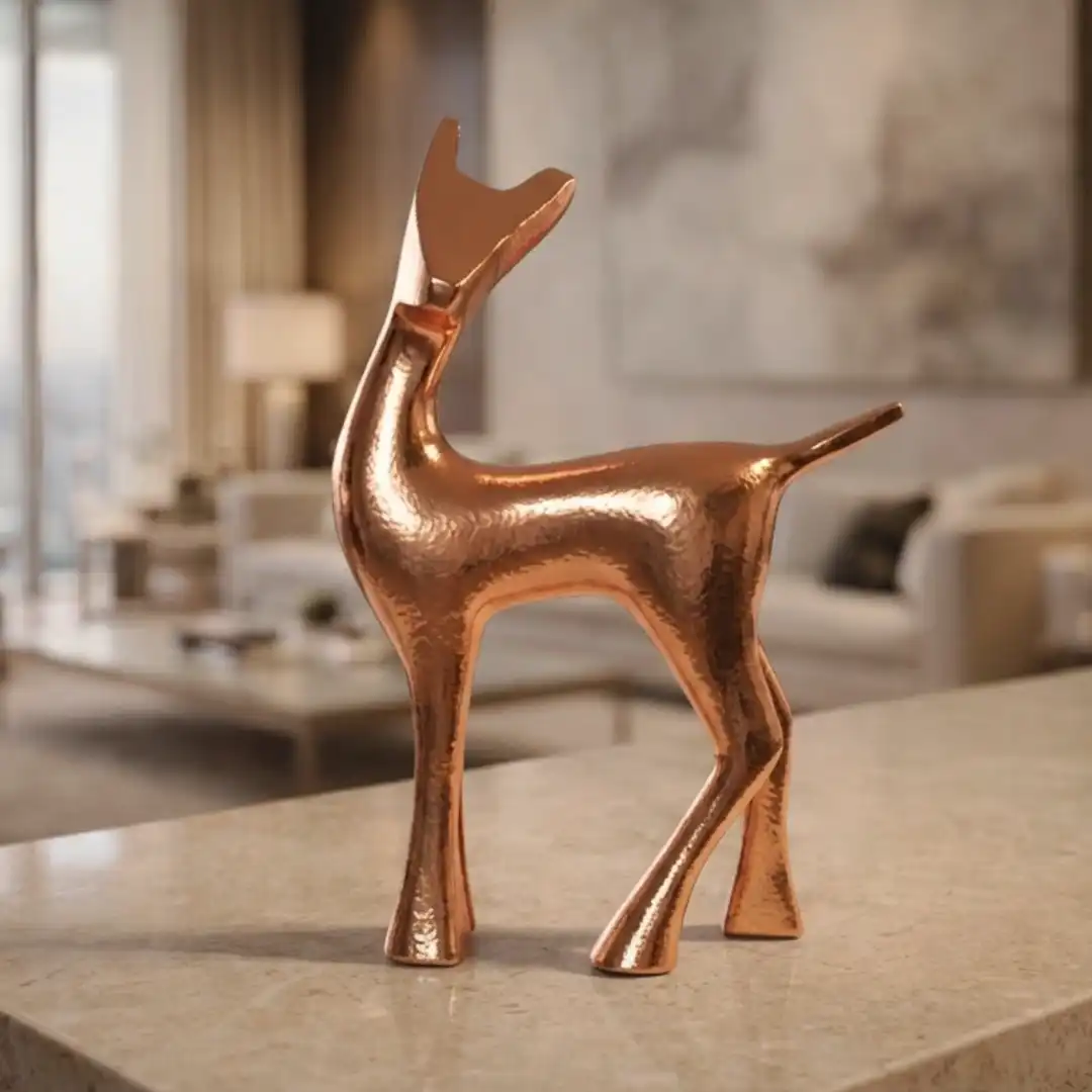 Nordic Style Deer Statue | Minimalist Animal Sculpture - Image 2