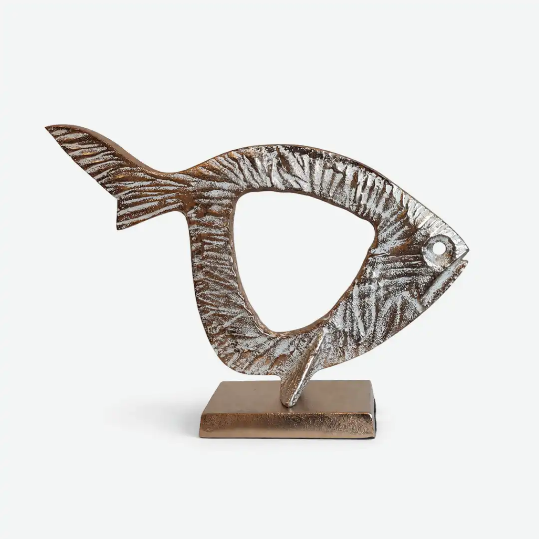 Aurelia Fish Art Statue | Modern Abstract Sculpture - Image 6