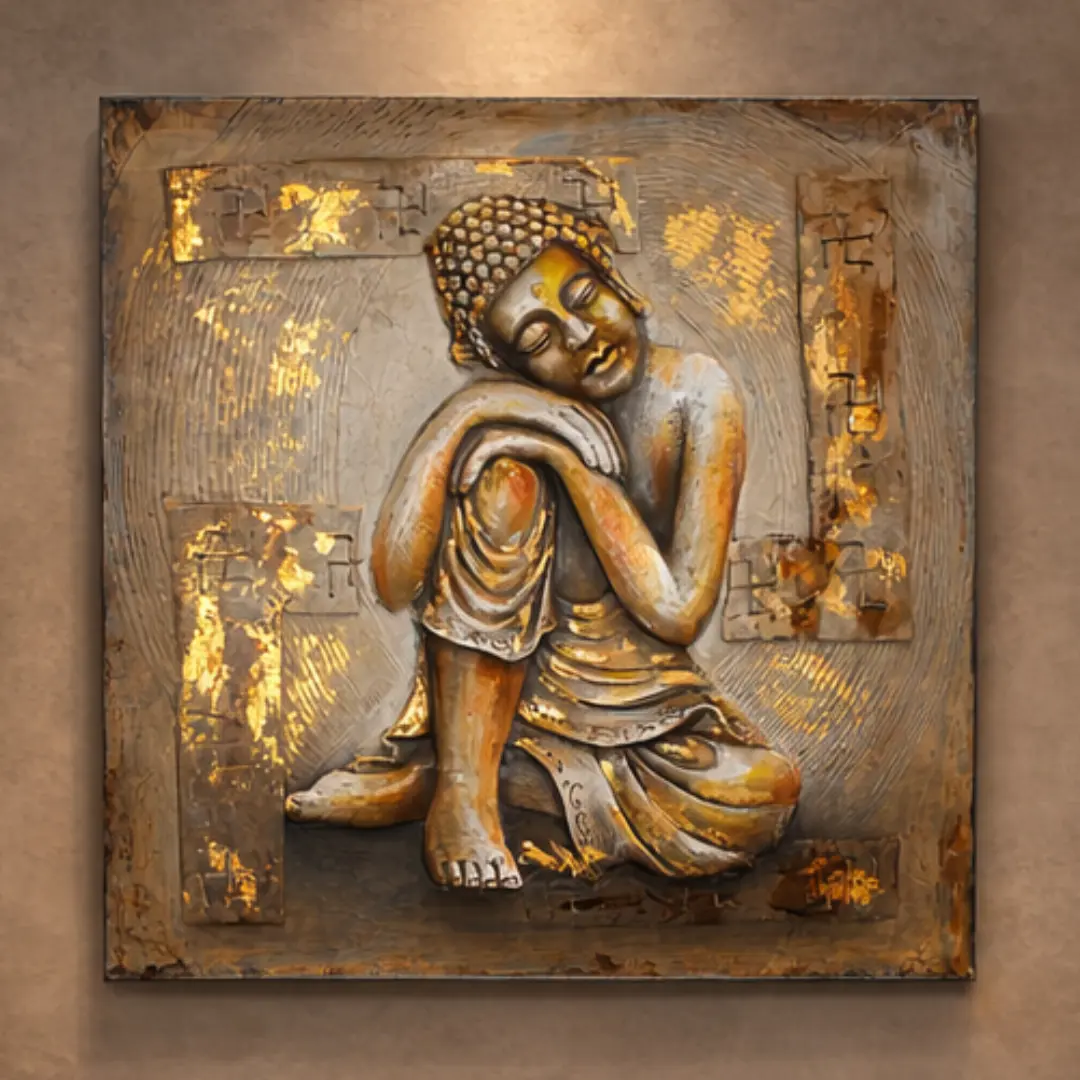 Buddha's Dream Wall Frame | Spiritual Canvas Wall Art - Image 2