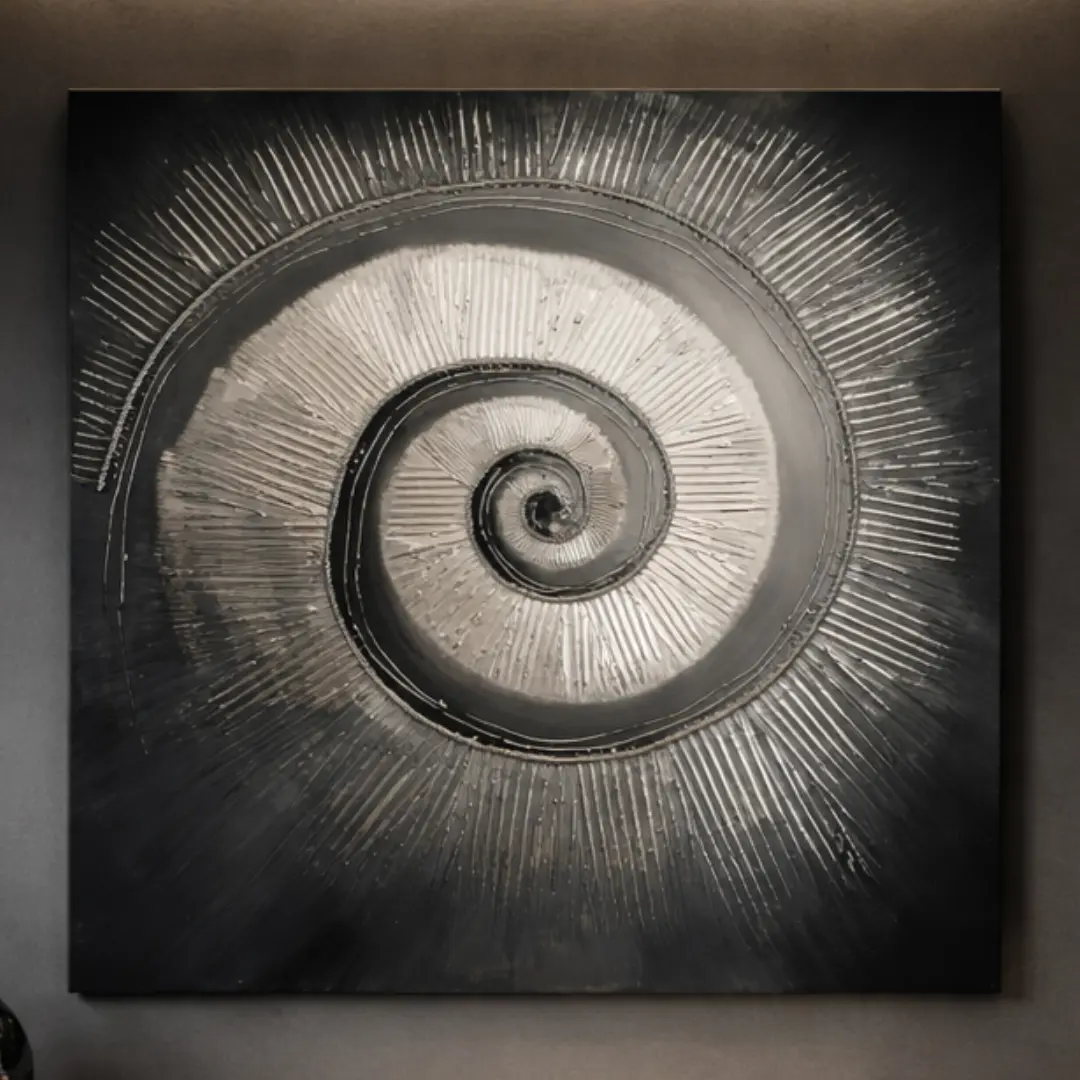 Astryx Wall Frame | Abstract Gold Canvas Wall Art - Image 2