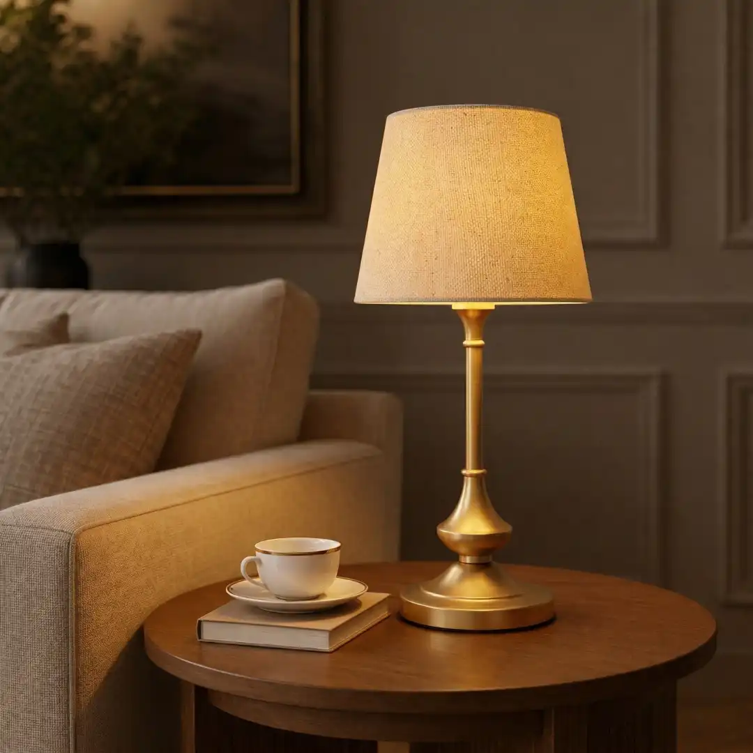 Curved Stem Table Lamp | Elegant Modern Lighting - Image 2