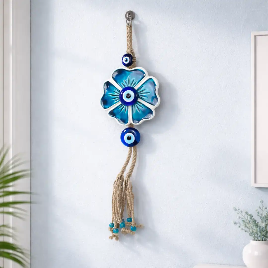 Bloom of Protection Evil Eye Wall Art - Image 2