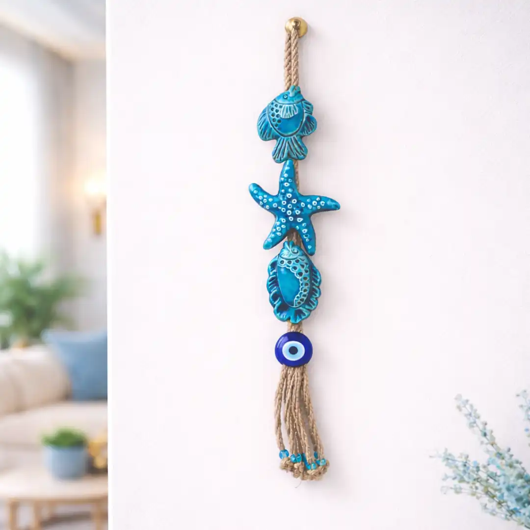 Evil Eye Ocean Harmony Wall Hanging Decor - Image 2