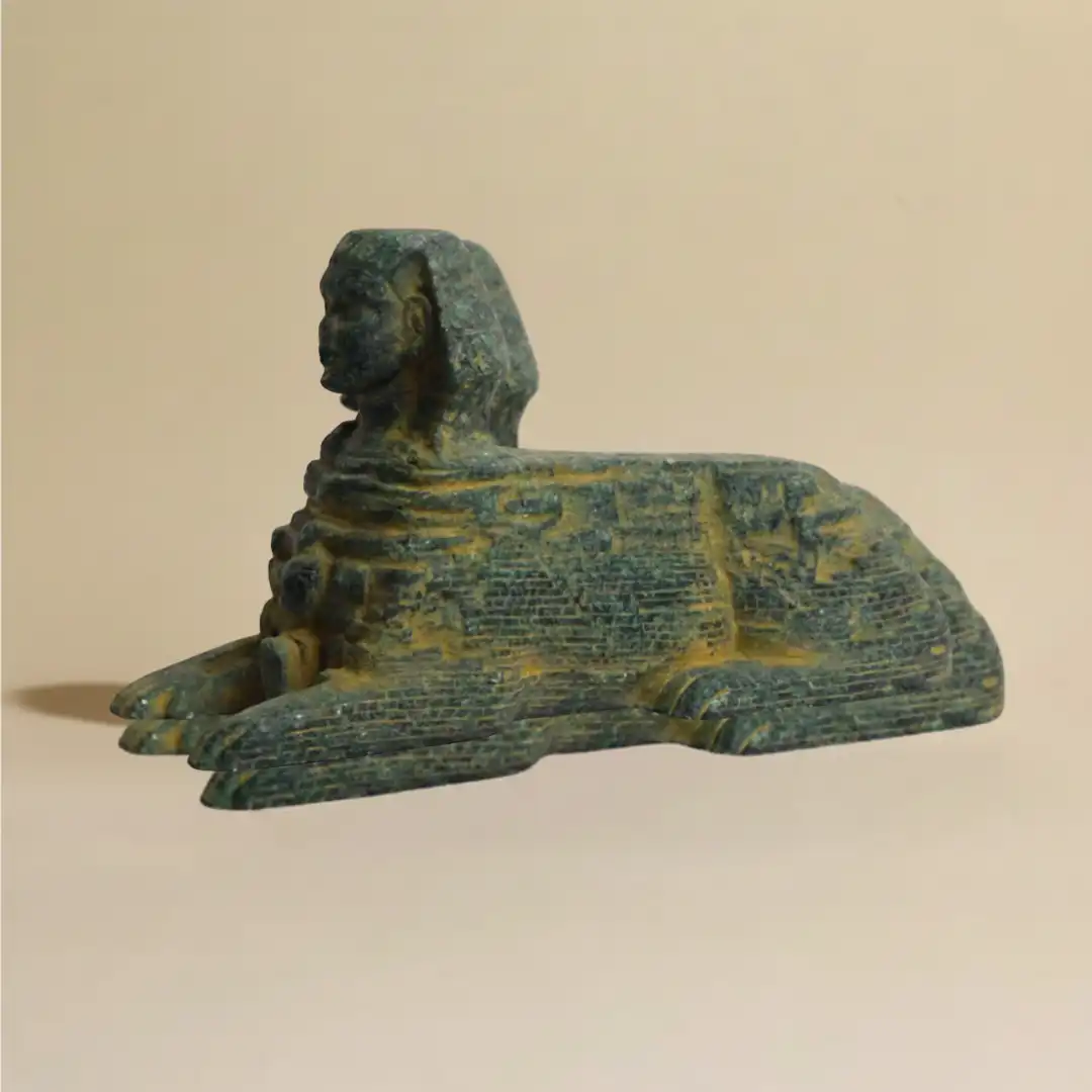 Sphinx Grand Guardian Sculpture (Large) | Luxury Egyptian Stone Décor - Image 3