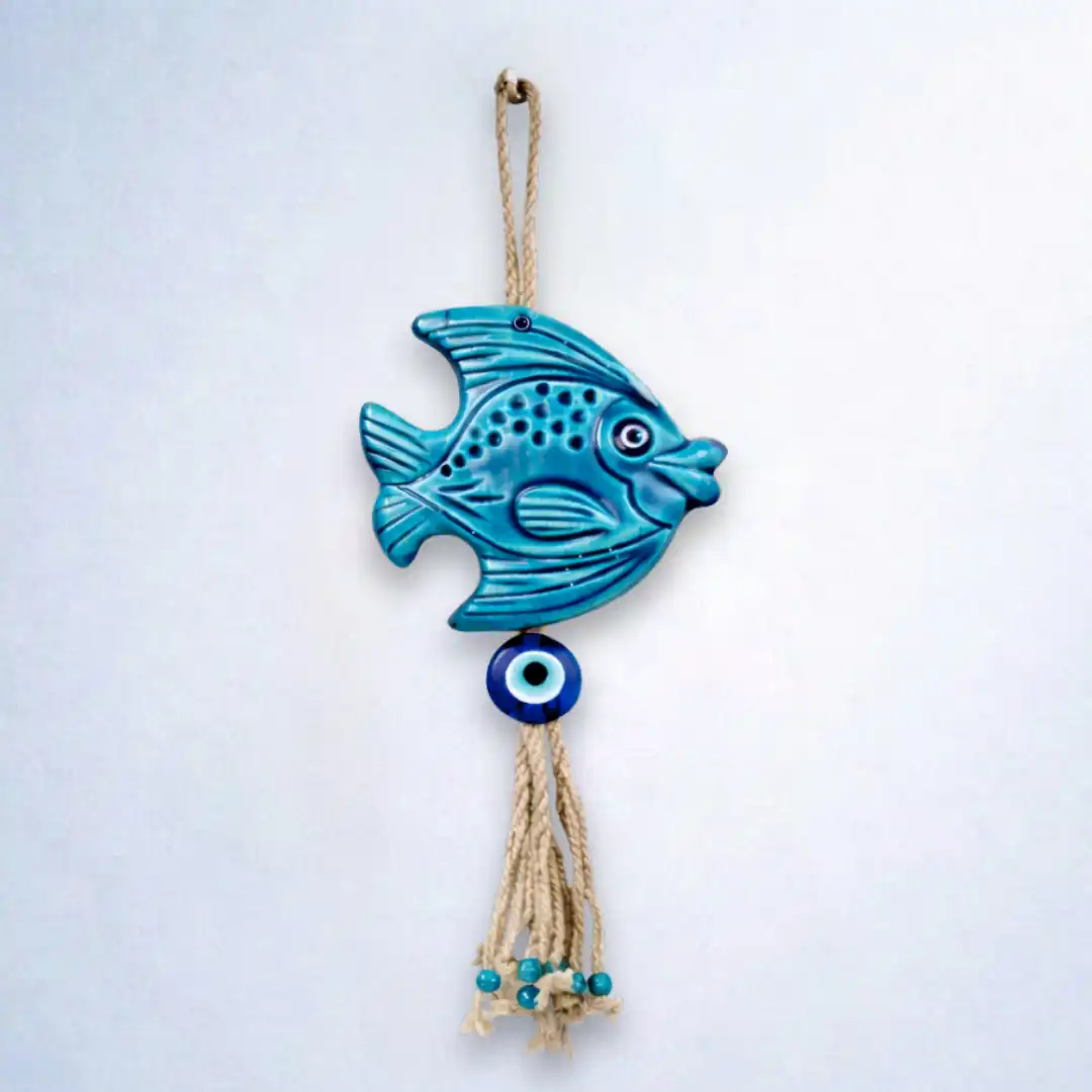 Evil Eye Fish Wall Hanging - Image 3