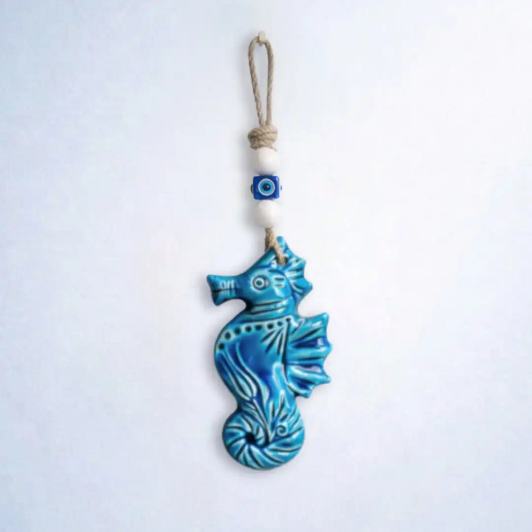 Evil Eye Seahorse Wall Art - Image 3