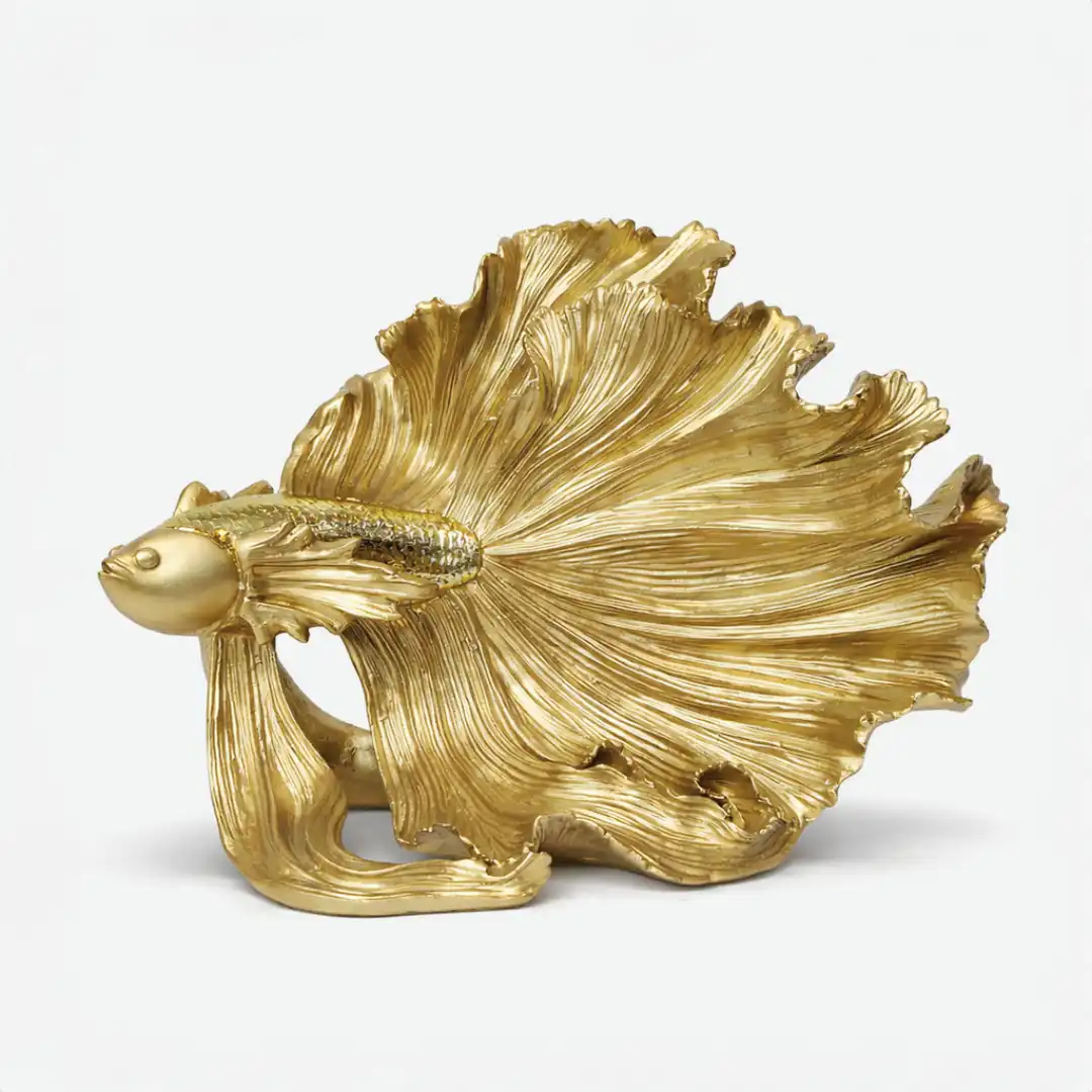 Aqua Majesty Sculpture | Luxury Fish Figurine - Image 6