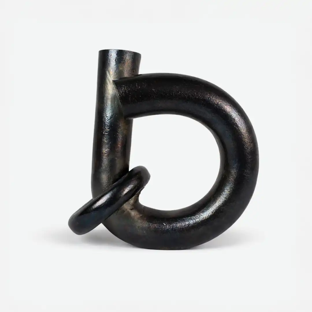 Orbit Ring Vase | Modern Artistic Vase - Image 3