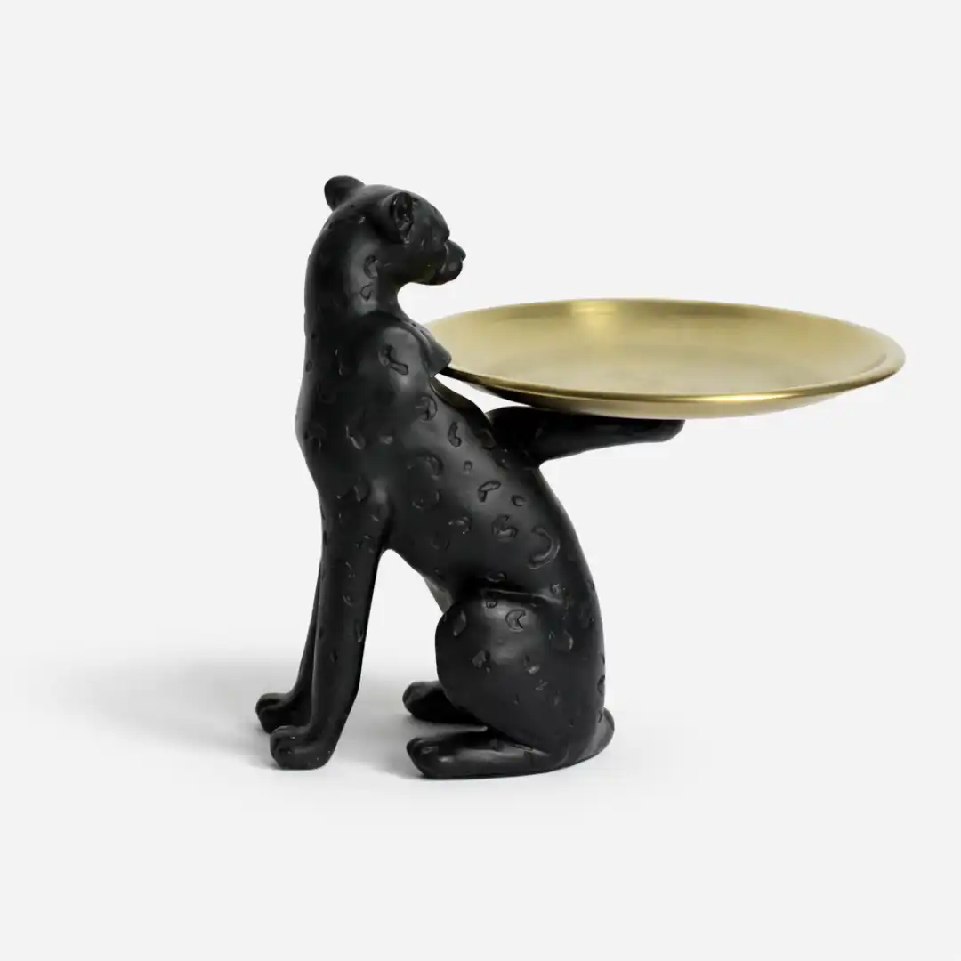 Prestige Leopard Tray | Luxury Animal Butler Tray - Image 4