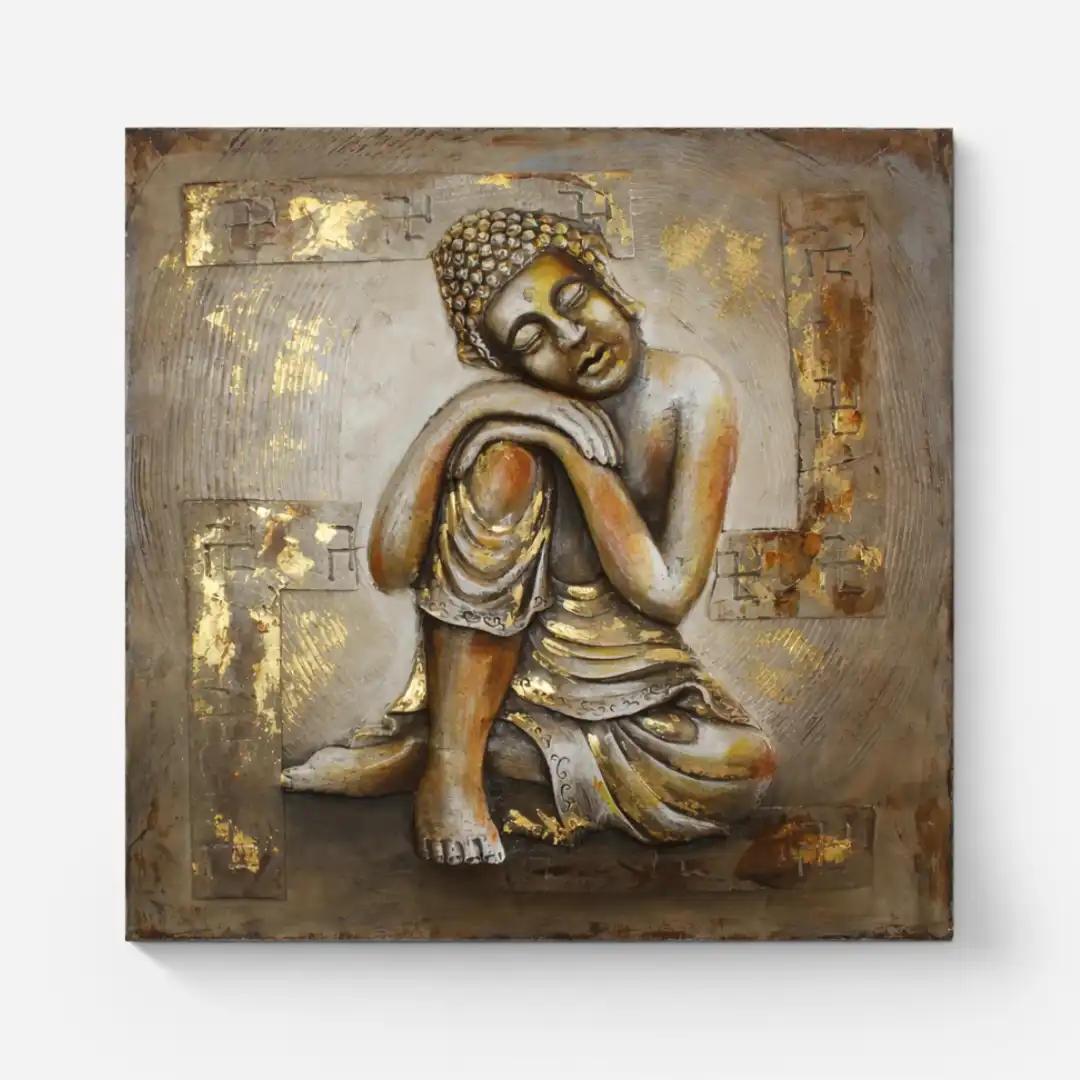 Buddha's Dream Wall Frame | Spiritual Canvas Wall Art - Image 3
