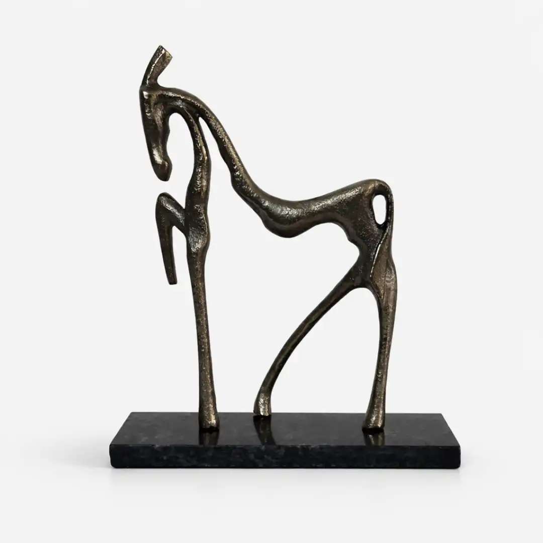 Majestic Stallion Art Statue | Abstract Horse Sculpture - Image 3