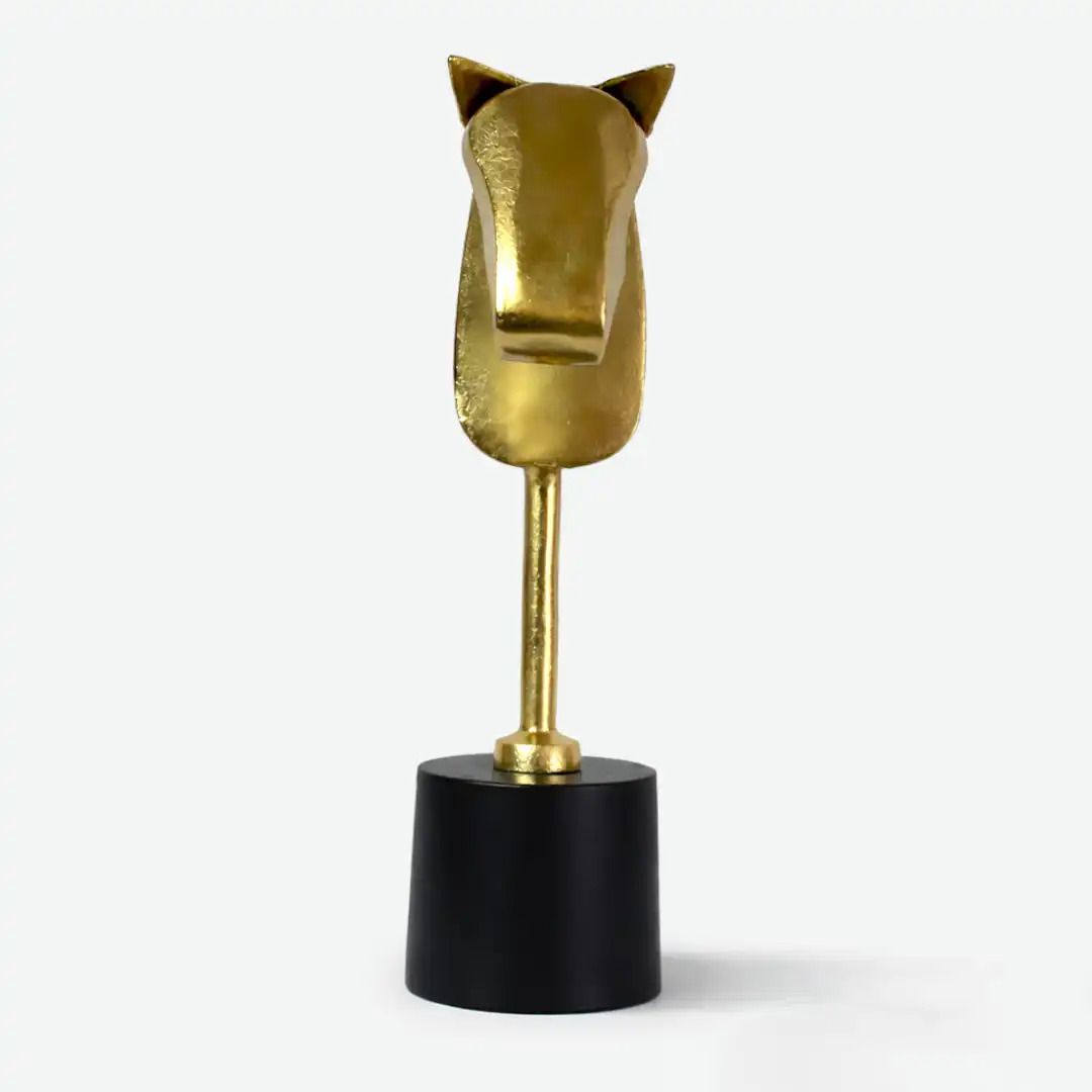Harmony Art Piece | Minimalist Horse Head Sculpture - Image 4
