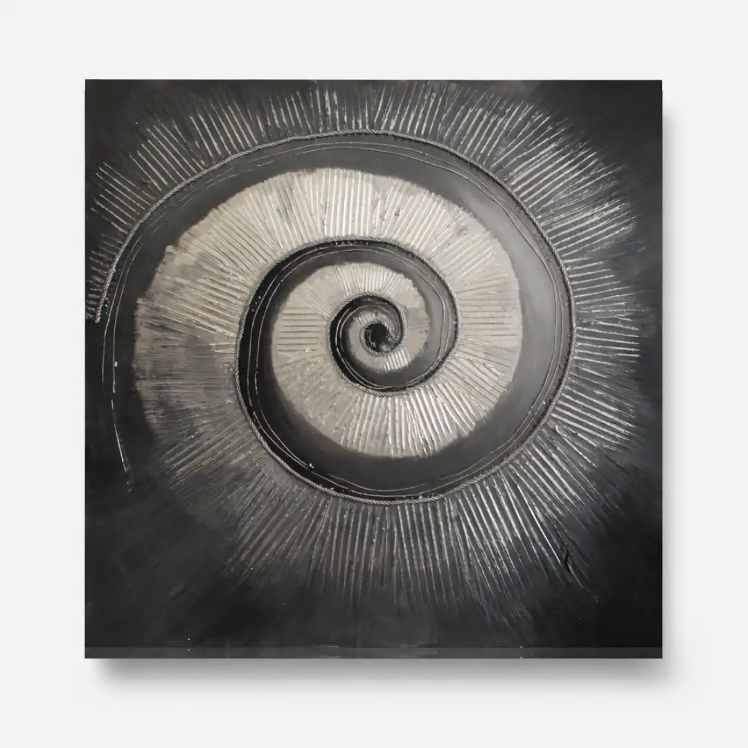 Astryx Wall Frame | Abstract Gold Canvas Wall Art - Image 3