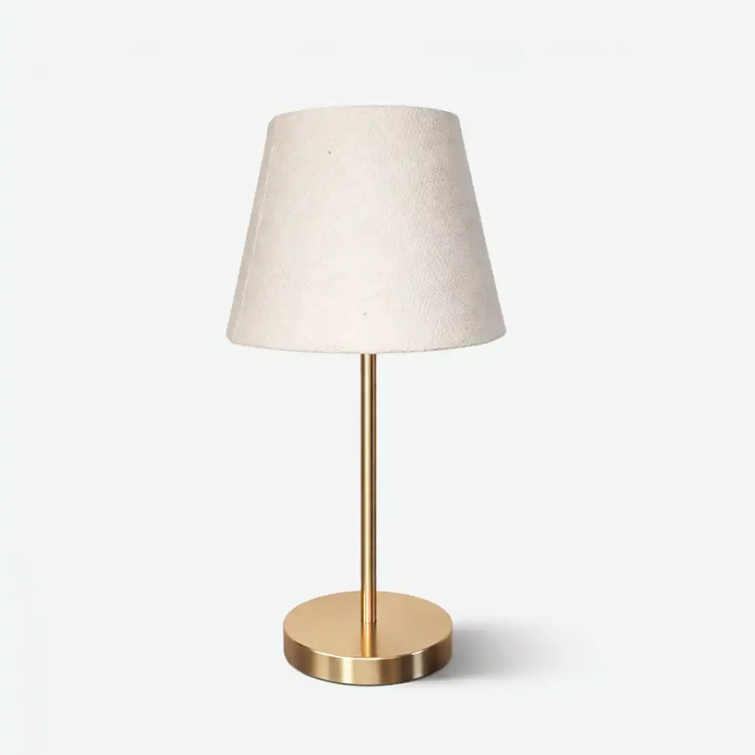 Fabric Shade Accent Lamp | Minimal Table Lamp - Image 3