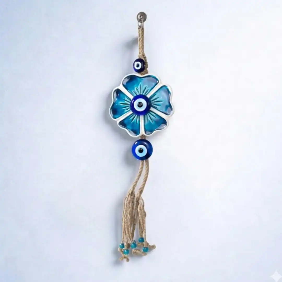 Bloom of Protection Evil Eye Wall Art - Image 3