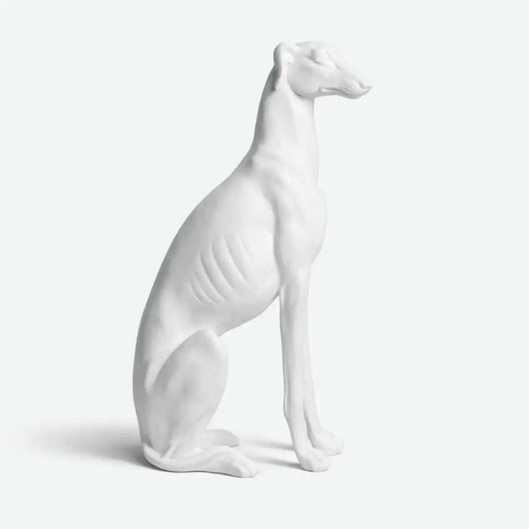 Loyal Sentinel | Elegant Greyhound Floor Sculpture - Image 6