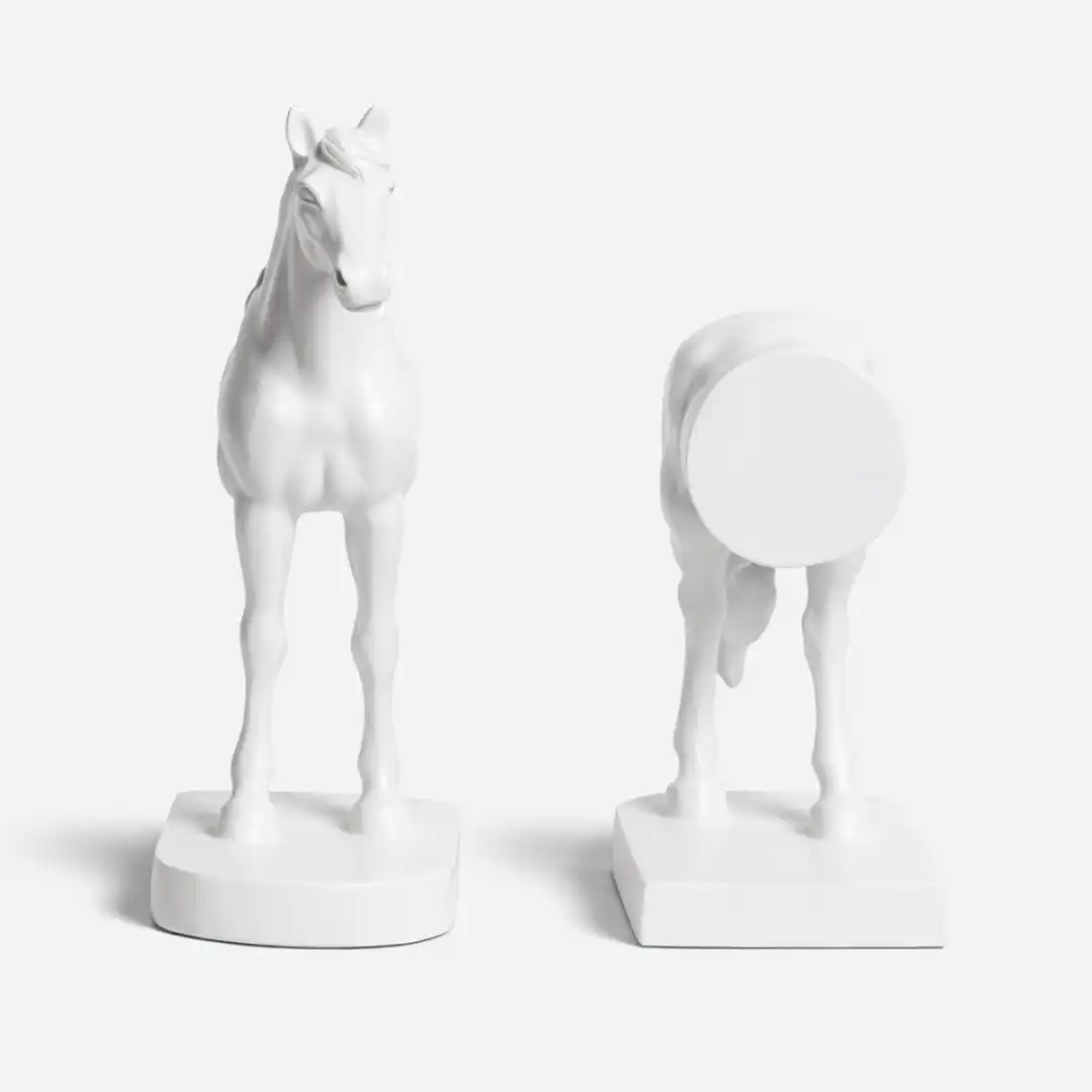 Stallion Bookends | Elegant Horse Book Support Set - Image 3