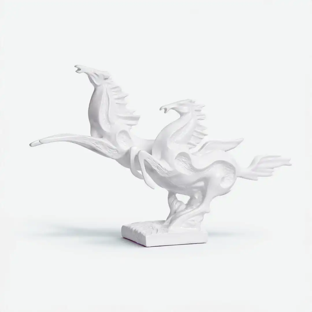 Soaring Harmony | Twin Horse Motion Sculpture - Image 4
