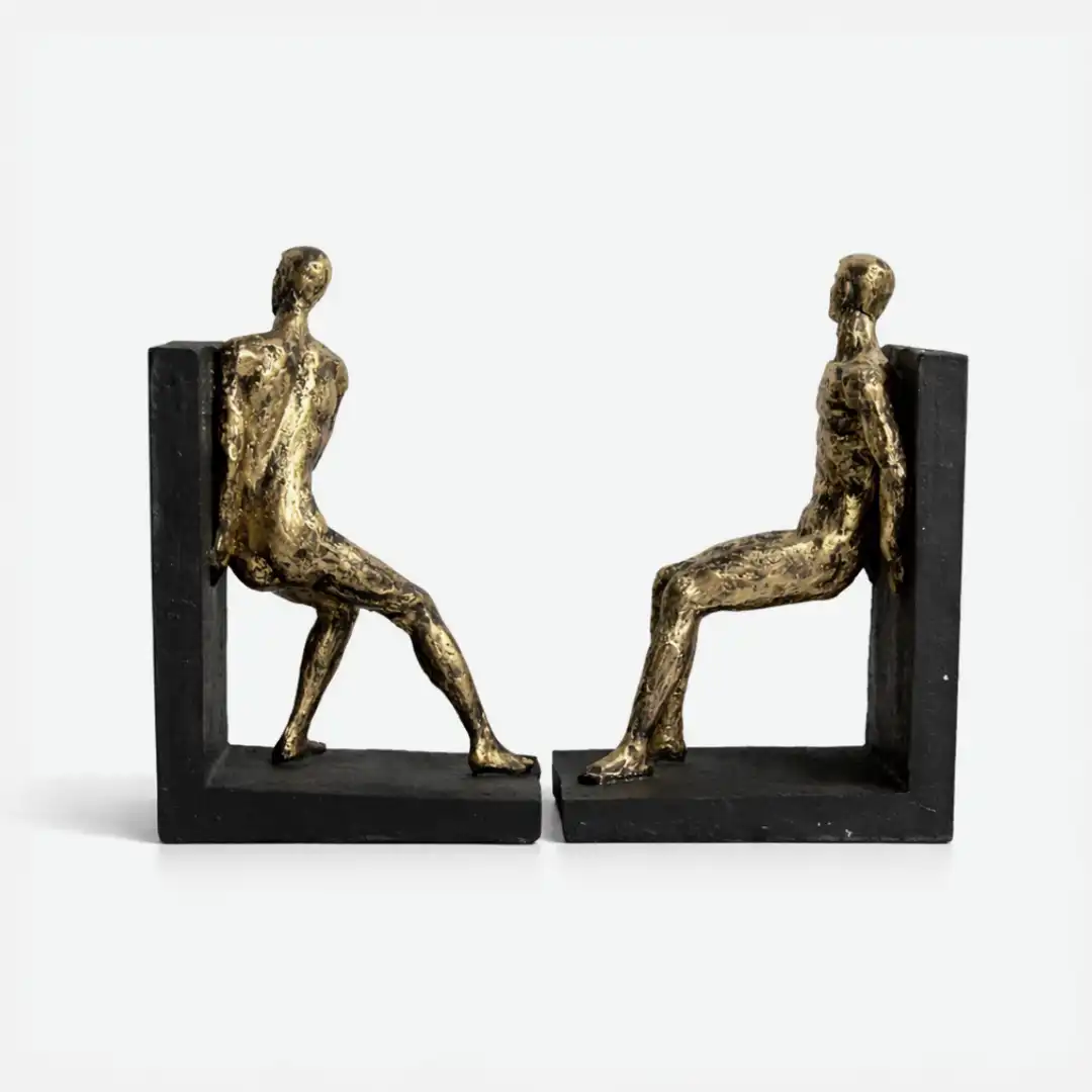Guardians of Books | Artistic Bookend Sculptures - Image 2