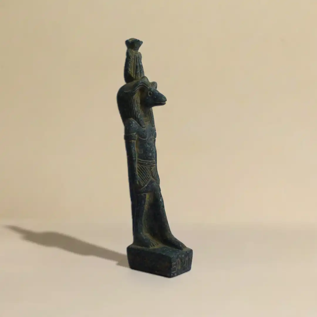 Sekhmet Divine Power Sculpture | Luxury Warrior Stone Décor - Image 4