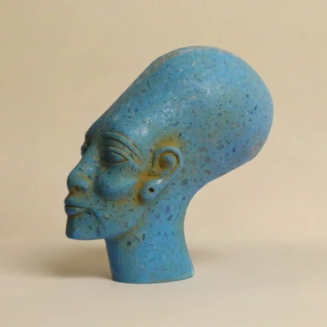 Nefertiti Royal Elegance Bust Sculpture | Luxury Egyptian Queen Stone Décor - Image 4