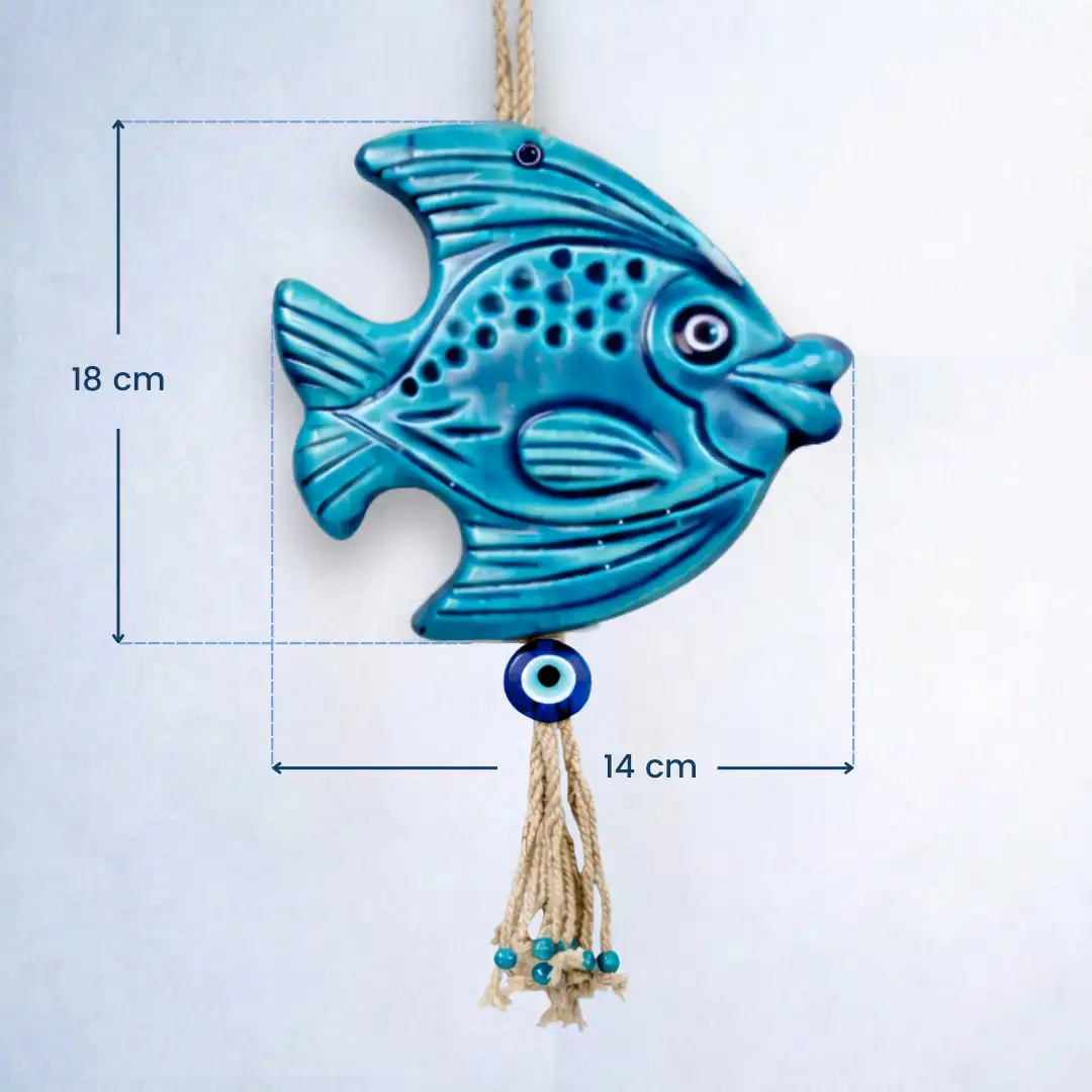 Evil Eye Fish Wall Hanging - Image 4