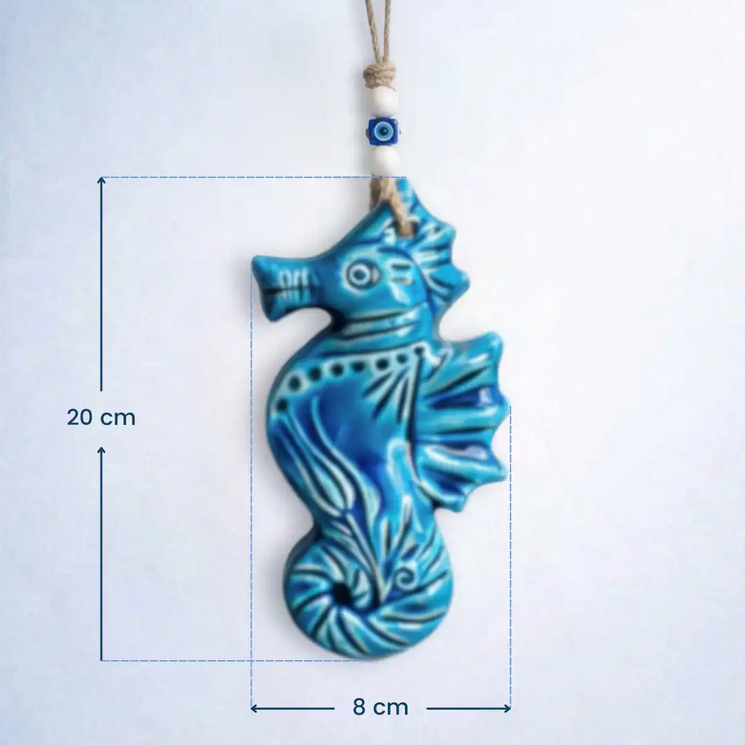 Evil Eye Seahorse Wall Art - Image 4