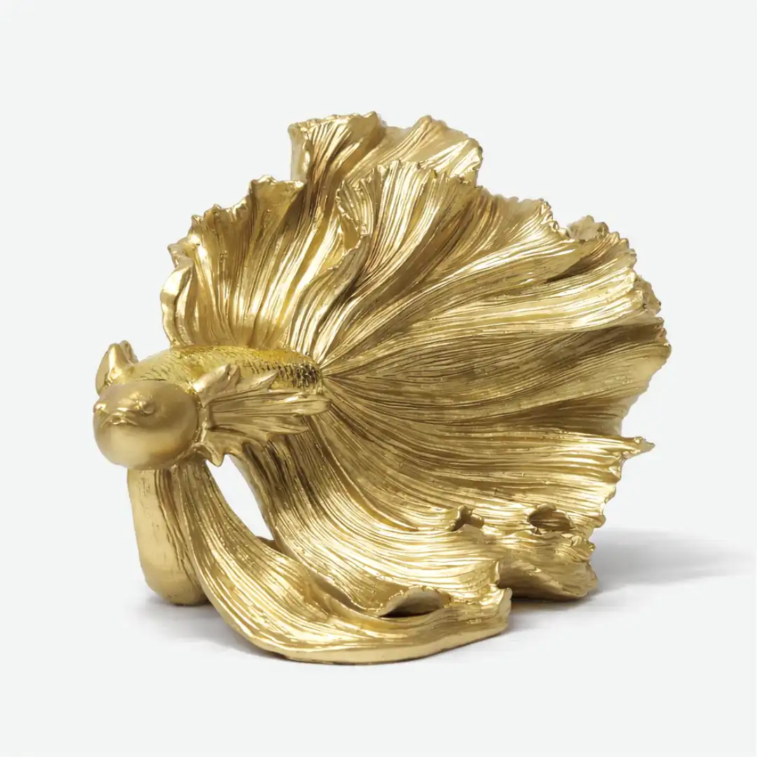 Aqua Majesty Sculpture | Luxury Fish Figurine - Image 3