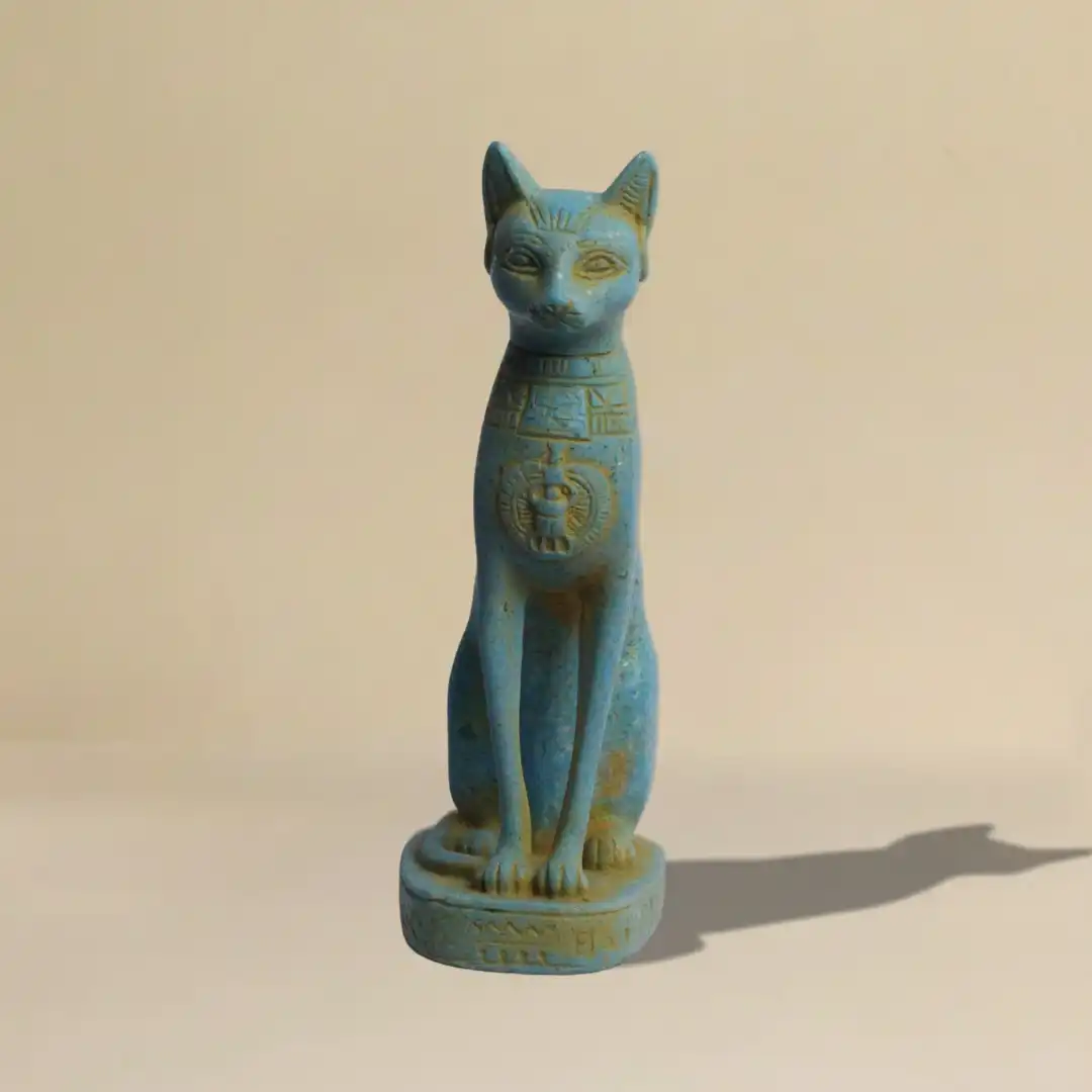 Bastet Egyptian Goddess Sculpture | Luxury Stone Décor - Image 4