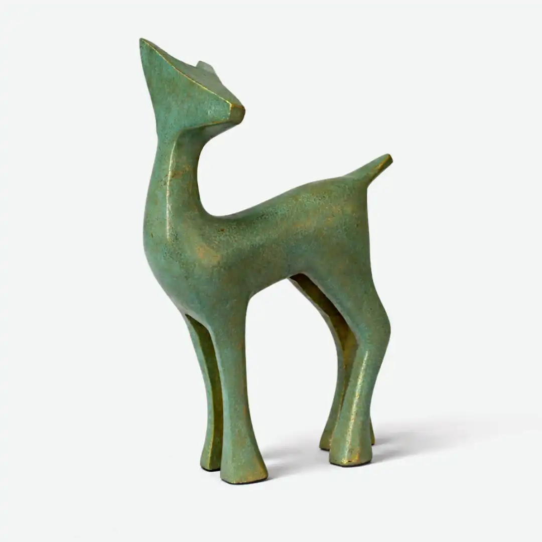 Nordic Style Deer Statue | Minimalist Animal Sculpture - Image 8