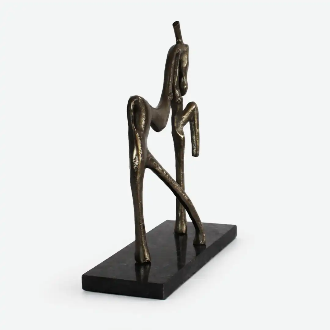 Majestic Stallion Art Statue | Abstract Horse Sculpture - Image 6