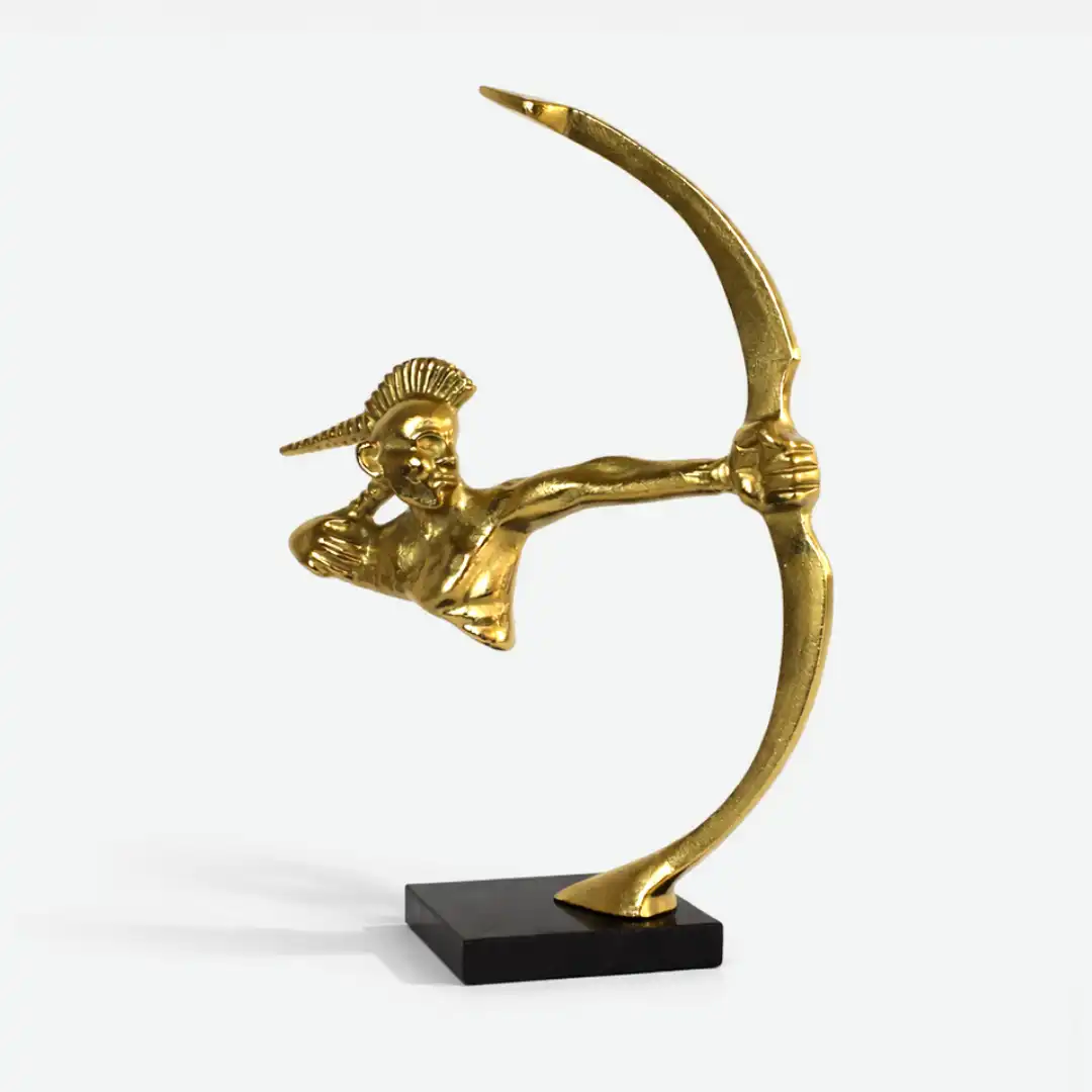 Warrior Archer Sculpture | Bold Figurative Art - Image 9