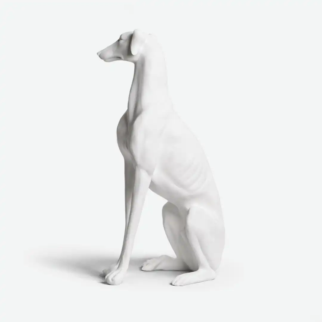 Loyal Sentinel | Elegant Greyhound Floor Sculpture - Image 5