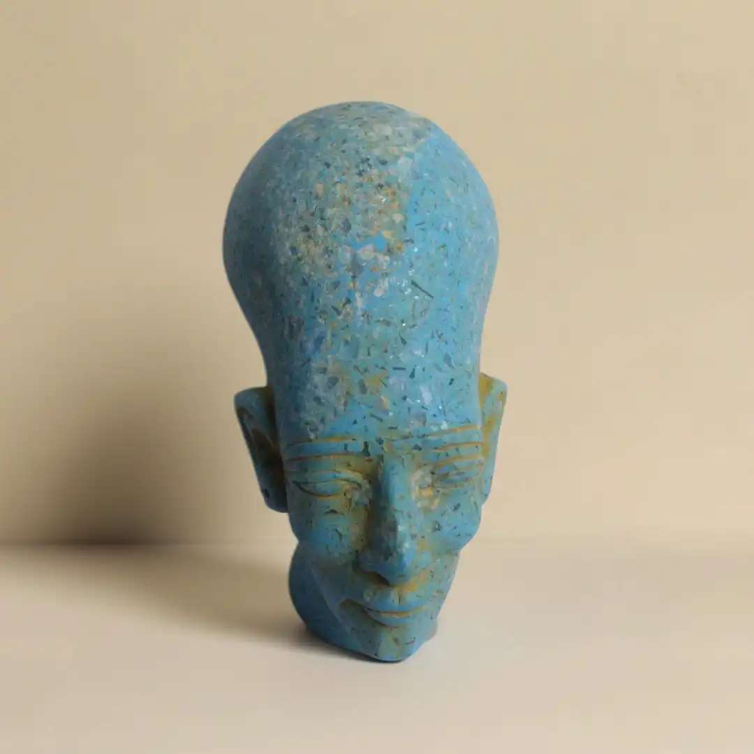 Nefertiti Royal Elegance Bust Sculpture | Luxury Egyptian Queen Stone Décor - Image 5