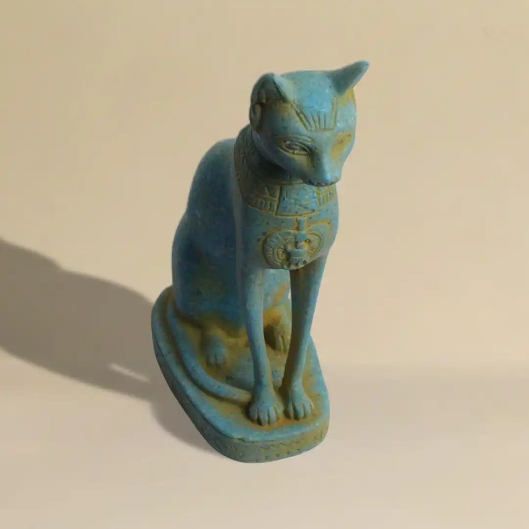 Bastet Egyptian Goddess Sculpture | Luxury Stone Décor - Image 5