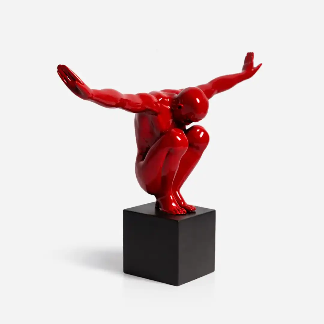 Majestic Rise Sculpture | Modern Human Form Art - Image 5