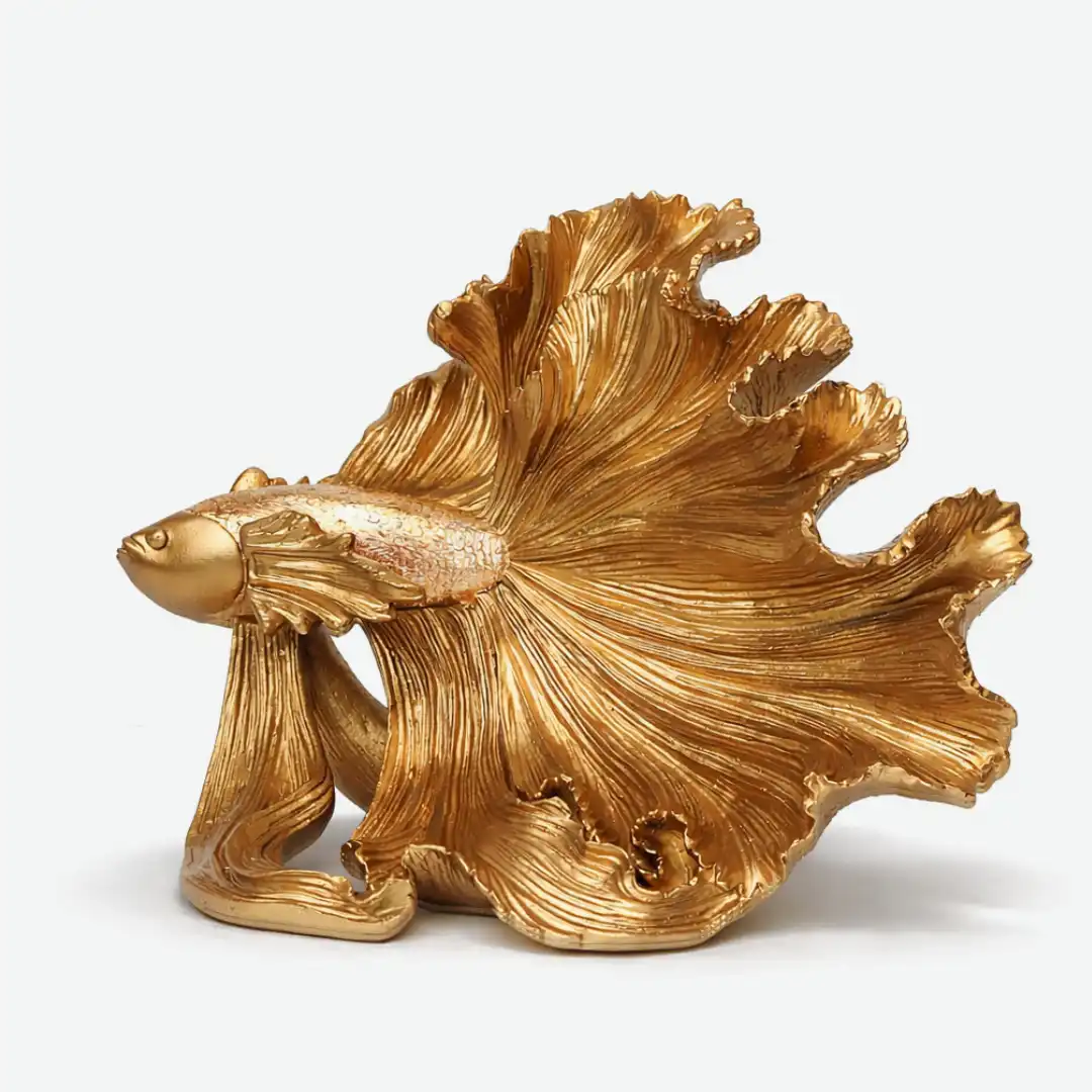 Aqua Majesty Sculpture | Luxury Fish Figurine - Image 5