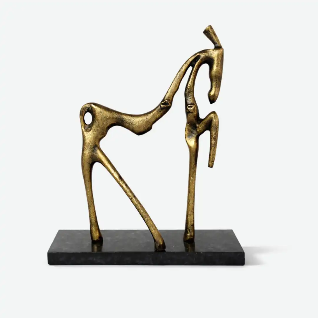 Majestic Stallion Art Statue | Abstract Horse Sculpture - Image 5