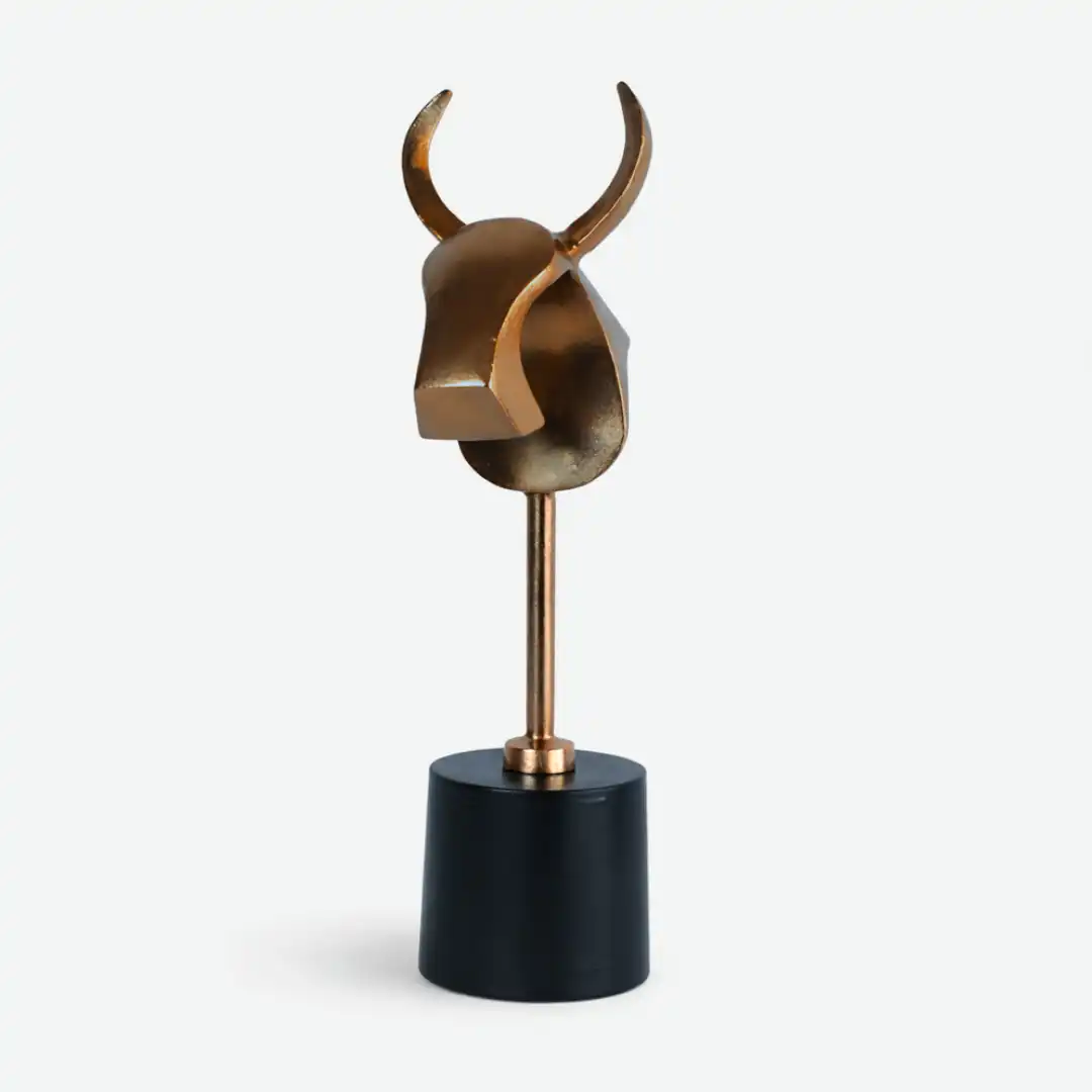 Aureus Bull Art Statue | Luxury Bull Sculpture - Image 3