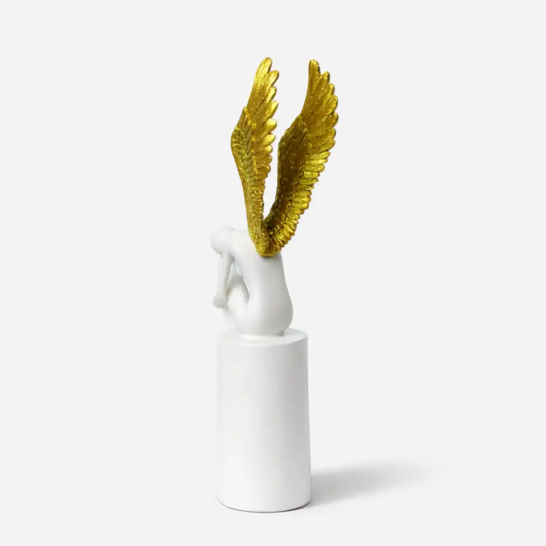 Guardian of Peace | Angel Wing Sculptural Accent - Image 4